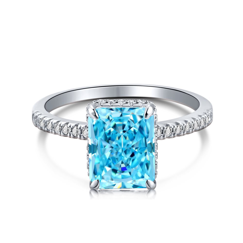 Wholesale Aquamarine Sterling Silver Ring